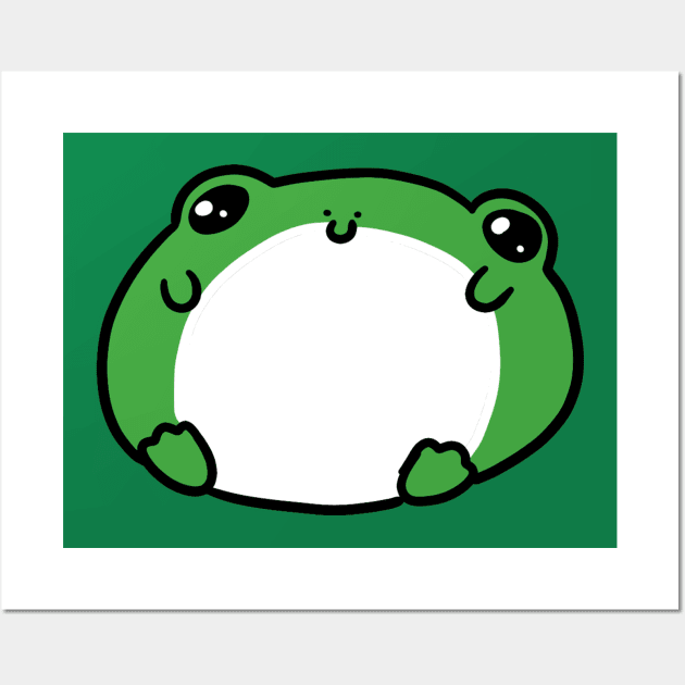 Frog Blob Wall Art by saradaboru